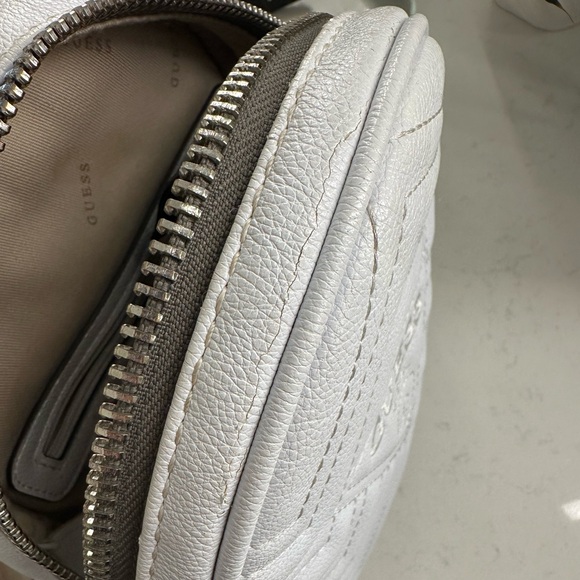 Guess Quilted Mini Backpack with Logo Straps in Black - Picture 6 of 6